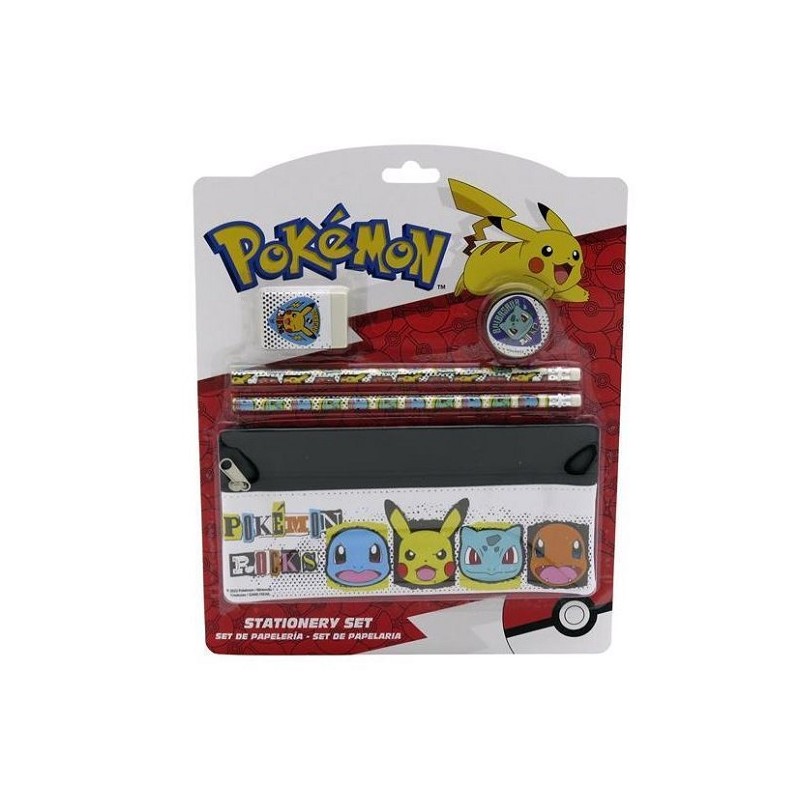 SET PAPELERIA POKEMON