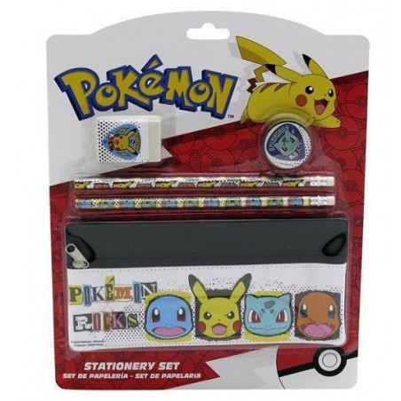 SET PAPELERIA POKEMON