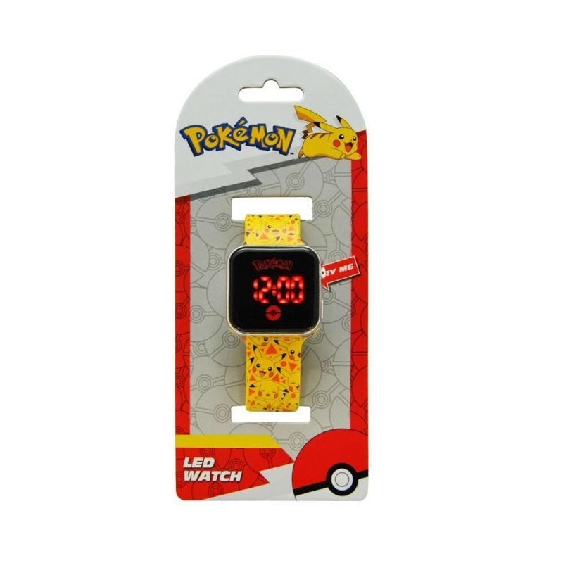 RELOJ LED POKEMON