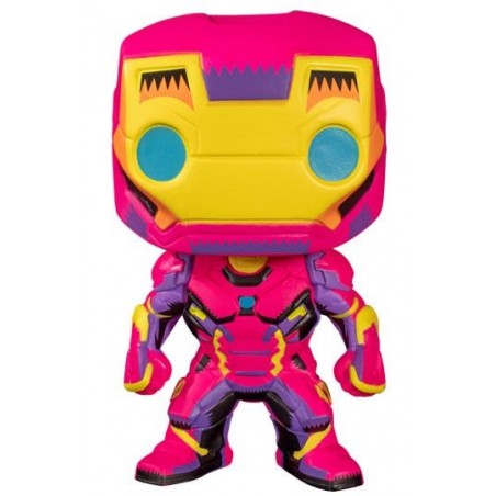 FUNKO POP IRON MAN BLACK LIGHT