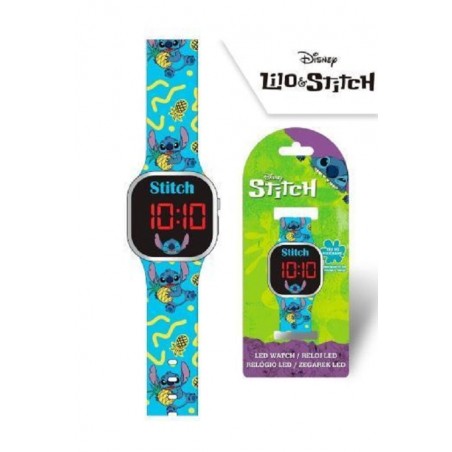 RELOJ LED STITCH